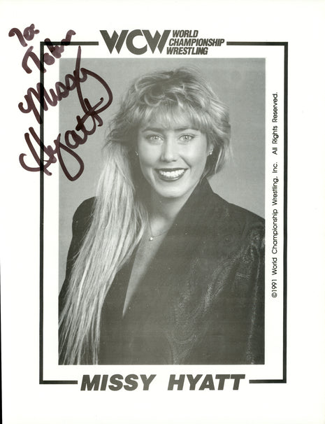 Missy Hyatt signed 8x10 Photo