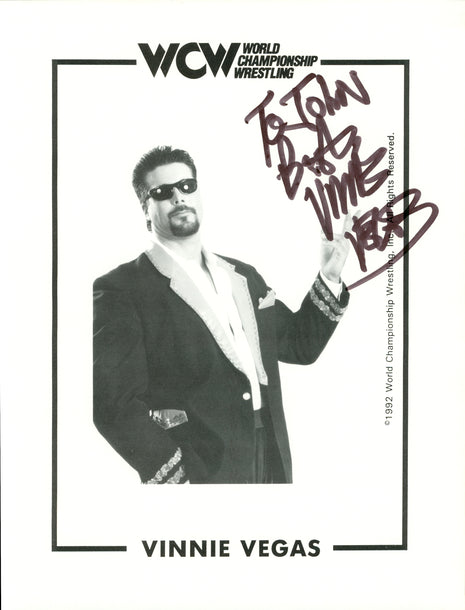 Vinnie Vegas (Kevin Nash) signed 8x10 Photo