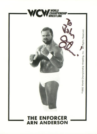 Arn Anderson signed 8x10 Photo
