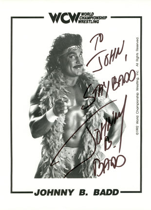 Johnny B Badd signed 8x10 Photo