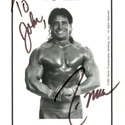 Z-Man (Tom Zenk) signed 8x10 Photo