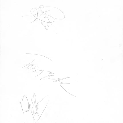 Samu Promo signed by Tom Zenk, Dan Kroffat & Ron Ritchie