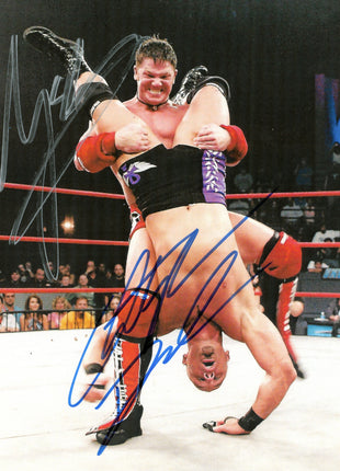 Christopher Daniels & AJ Styles dual signed 8x10 Photo