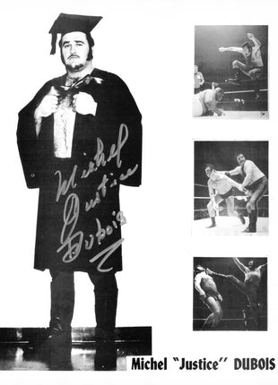 Mchael Dubois signed 8x10 Photo