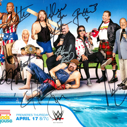 Multi-signed WWE Legends House 8x10 Photo