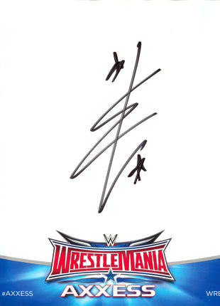 Becky Lynch signed Wrestlemania Axxess Photo