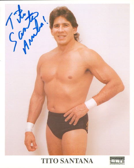 Tito Santana signed 8x10 Photo