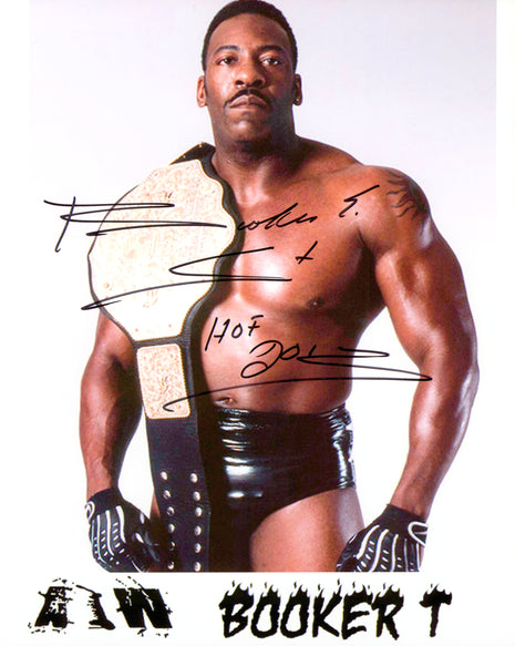 Photo 8x10 signée par Booker T