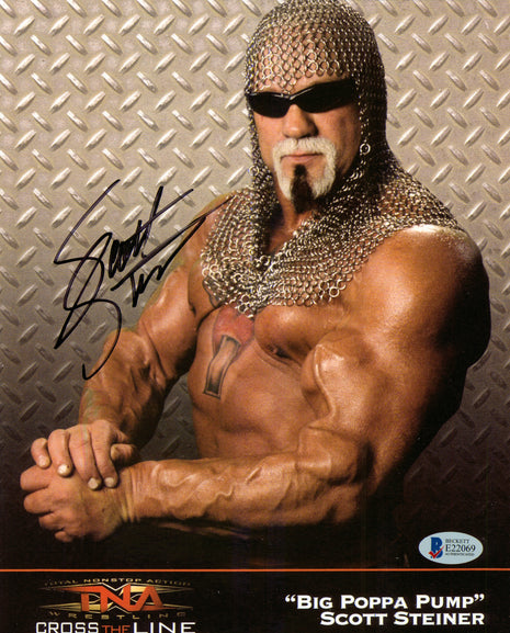 Scott Steiner signed 8x10 Photo (w/ Beckett)