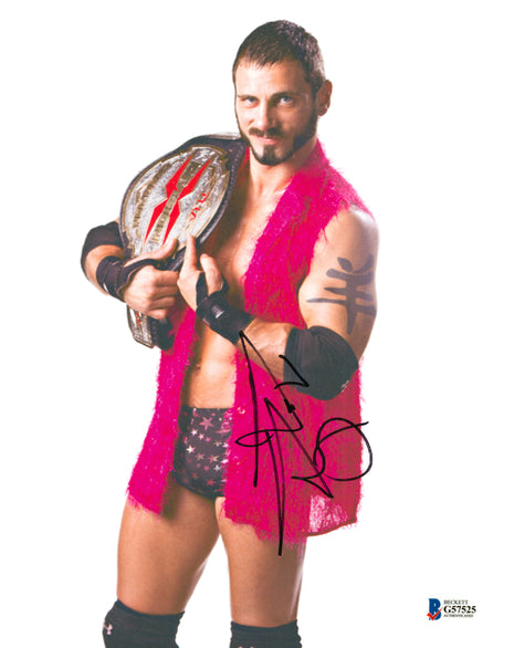 Austin Aries signed 8x10 Photo (w/ Beckett)