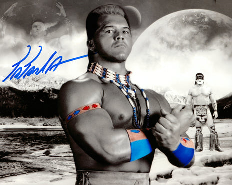 Foto firmada de 8x10 por Tatanka