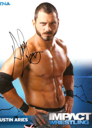 Austin Aries signed 8x10 Photo