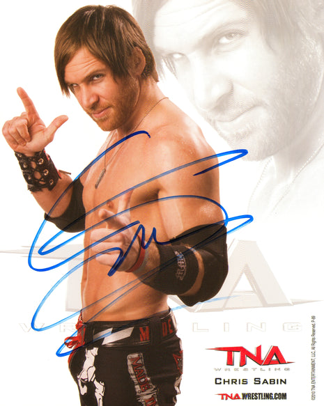 Chris Sabin signed 8x10 Photo