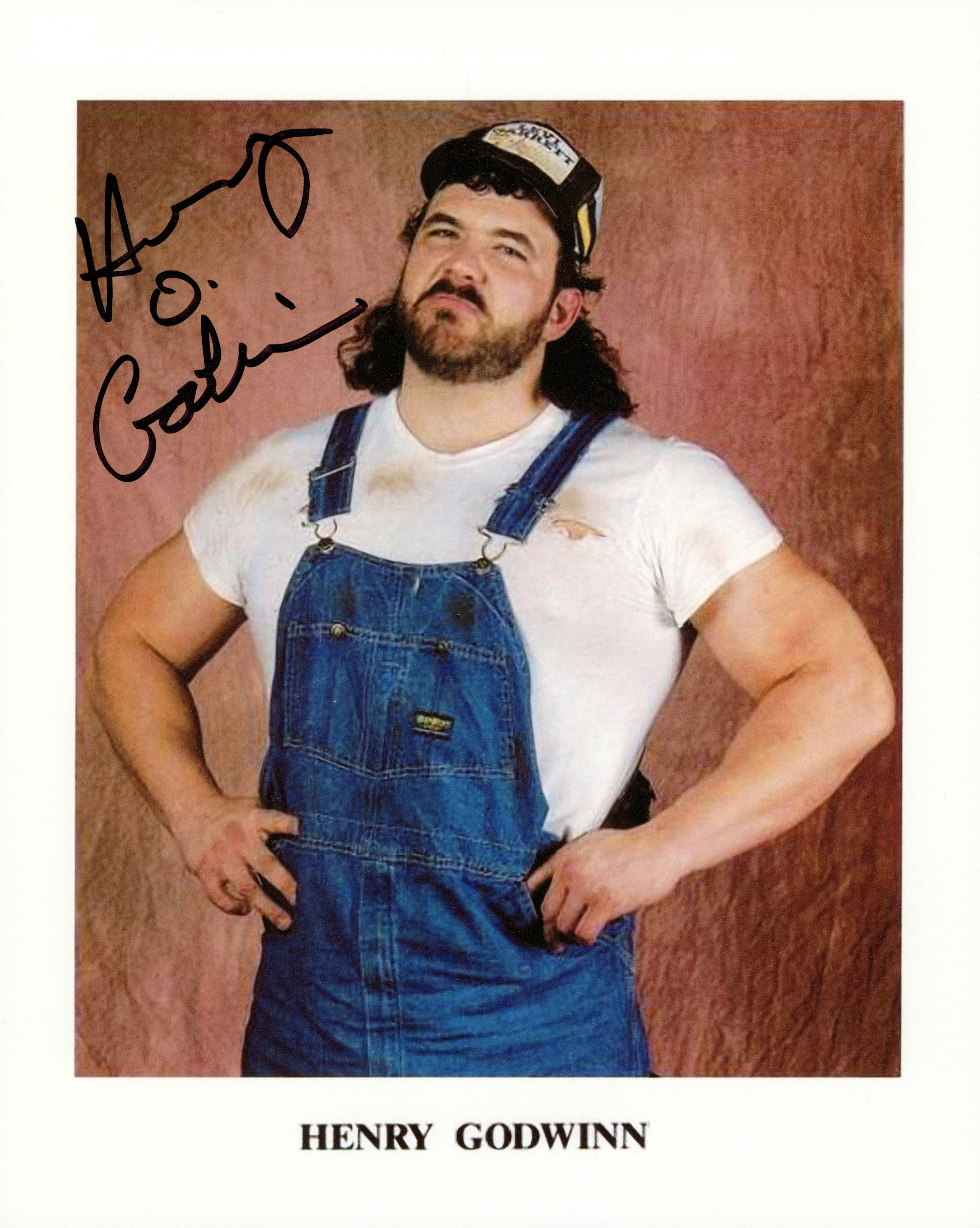 Henry Godwinn signed 8x10 Photo Signed By Superstars