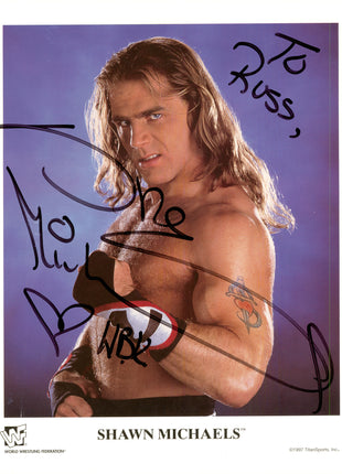 Shawn Michaels signed 8x10 Photo
