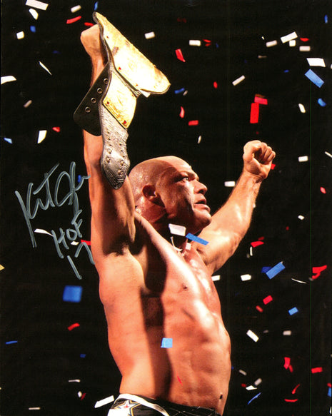 Kurt Angle signed 8x10 Photo