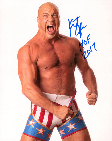 Kurt Angle signed 8x10 Photo