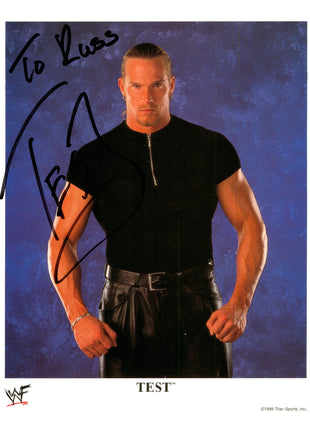 Test signed 8x10 Photo