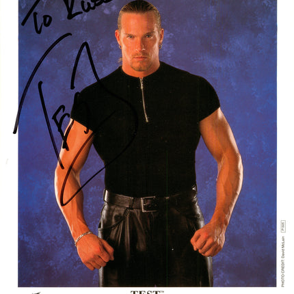 Test signed 8x10 Photo