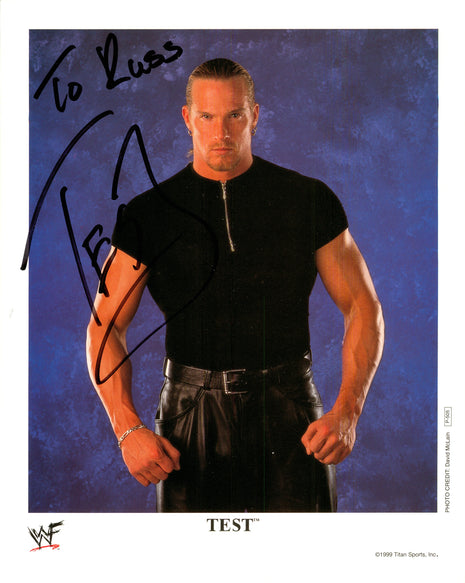 Test signed 8x10 Photo