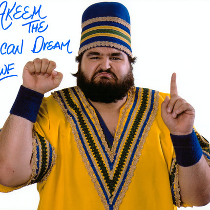 Akeem signed 8x10 Photo