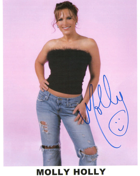 Molly Holly signed 8x10 Photo