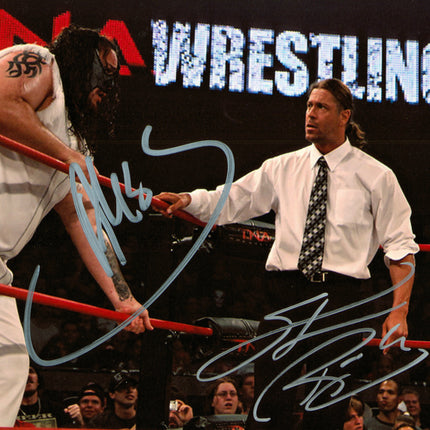 Abyss & Stevie Richards dual signed 8x10 Photo