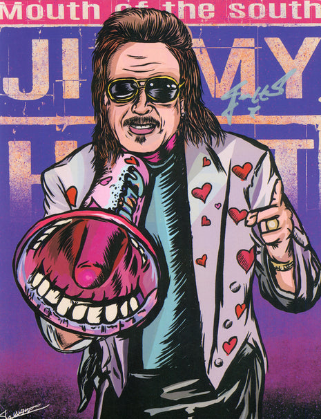 Jimmy Hart signed 8x10 Photo