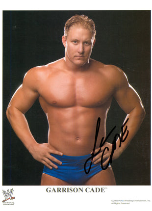 Garrison Cade (Lance Cade) signed 8x10 Photo