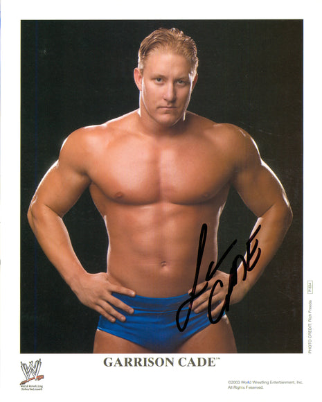 Garrison Cade (Lance Cade) signed 8x10 Photo