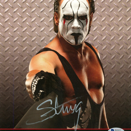 Sting signed 8x10 Photo (w/ Beckett)