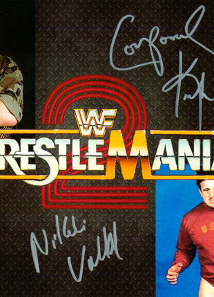 Nikolai Volkoff & Corporal Kirchner dual signed 8x10 Photo
