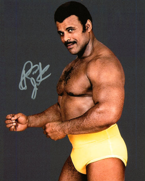 Rocky Johnson signed 8x10 Photo