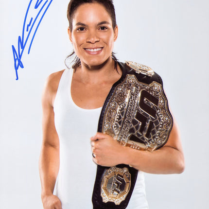 Amanda Nunes signed 8x10 Photo (w/ JSA)