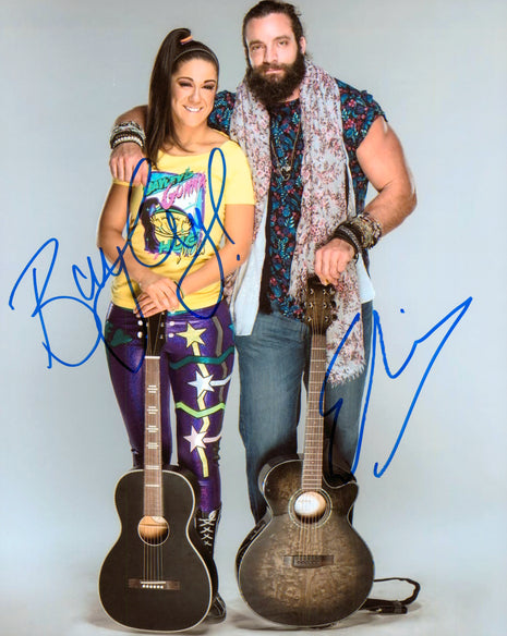 Bayley & Elias dual signed 8x10 Photo