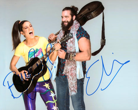 Bayley & Elias dual signed 8x10 Photo