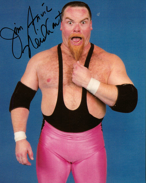 Jim Neidhart signed 8x10 Photo