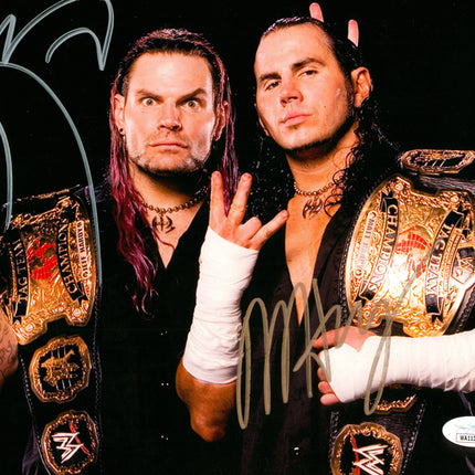 Hardy Boys - Matt & Jeff Hardy dual signed 8x10 Photo (w/ JSA)