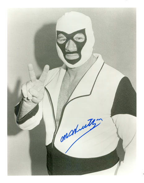 Mr Wrestling signed 8x10 Photo