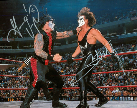 Sting & Vampiro dual signed 8x10 Photo