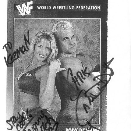 Tammy Sytch (Sunny) & Chris Candido dual signed 8x10 Photo