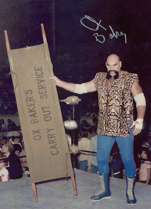 Ox Baker signed 8x10 Photo