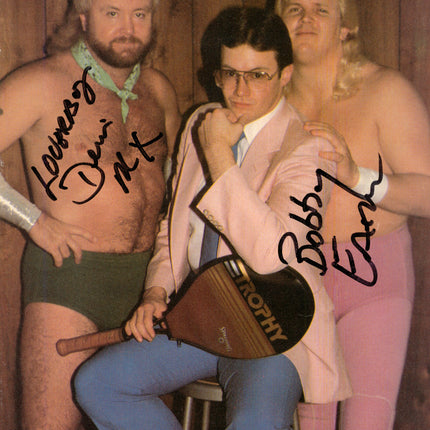 Midnight Express - Bobby Eaton & Dennis Condrey signed Magazine Page