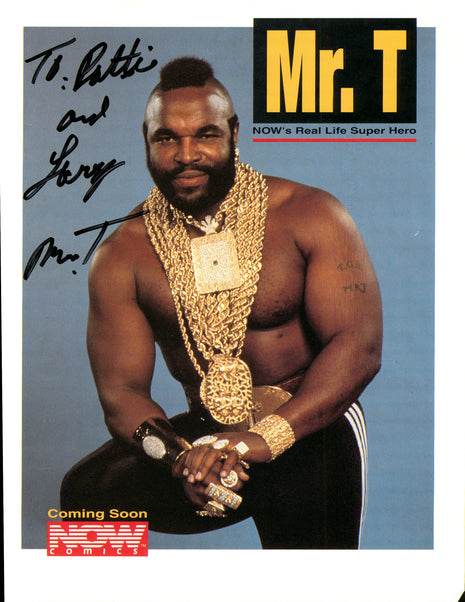 Mr. T signed 8x10 Photo & Polaroid