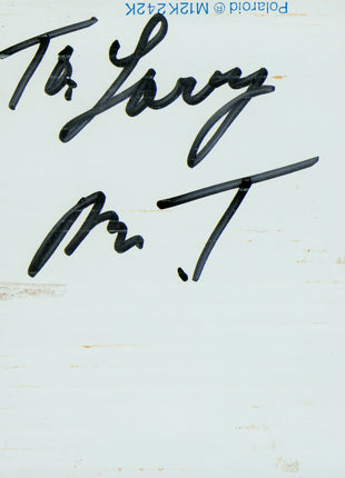 Mr. T signed 8x10 Photo & Polaroid