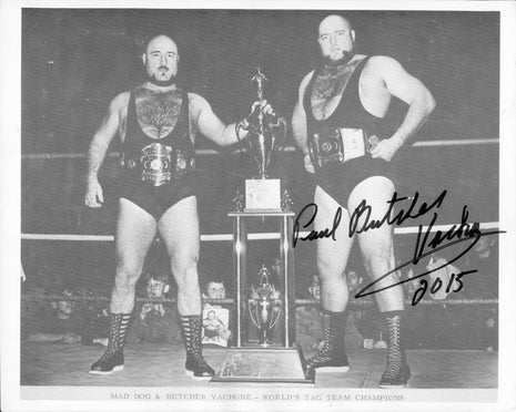 Paul Butcher Vachon signed 8x10 Photo