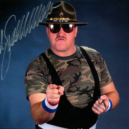 Sgt Slaughter signed 8x10 Photo