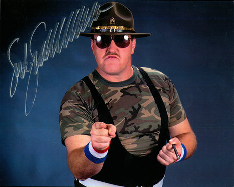 Sgt Slaughter signed 8x10 Photo