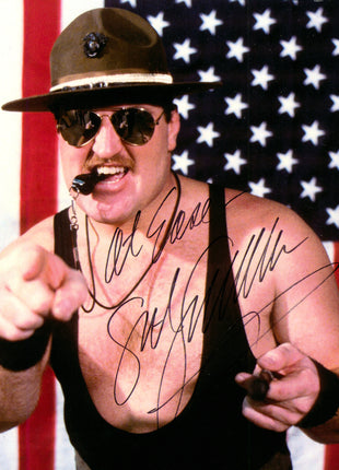 Sgt Slaughter signed 8x10 Photo