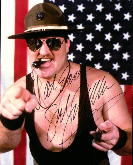 Sgt Slaughter signed 8x10 Photo